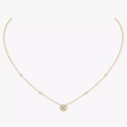[Regalia  Jewels]Diamond Necklace 0,20ct Brilliant Shape Joy