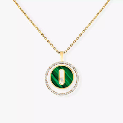 [Regalia  Jewels]Lucky Move Diamond Necklace in Rose Gold and White Mother-of-Pearl