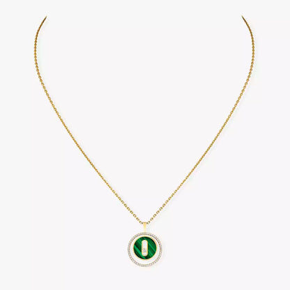 [Regalia  Jewels]Lucky Move Diamond Necklace in Rose Gold and White Mother-of-Pearl