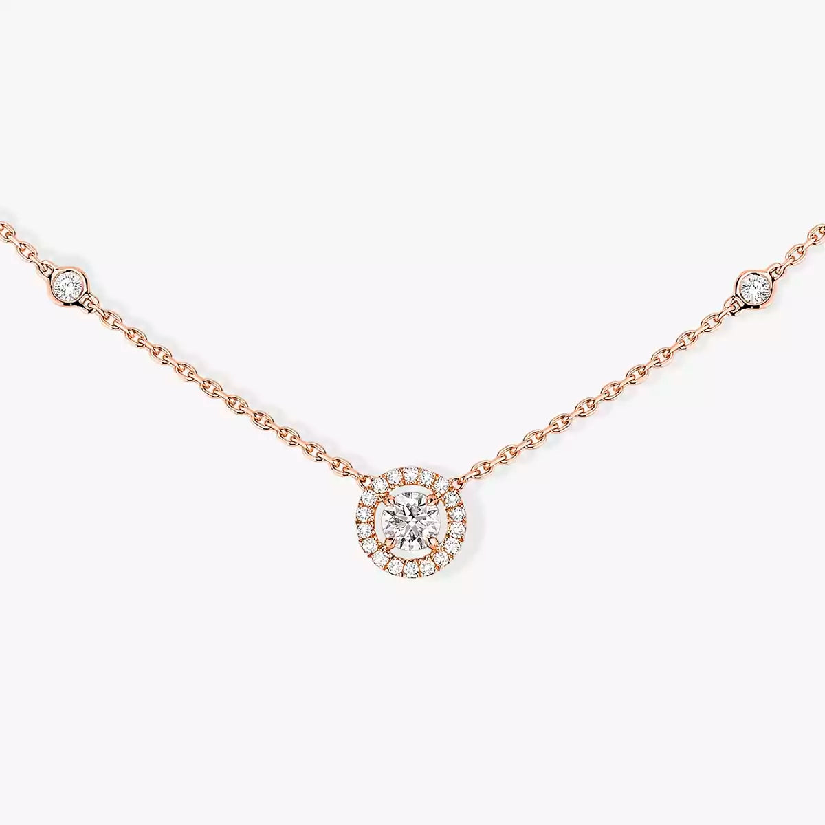 [Regalia  Jewels]Diamond Necklace 0,20ct Brilliant Shape Joy