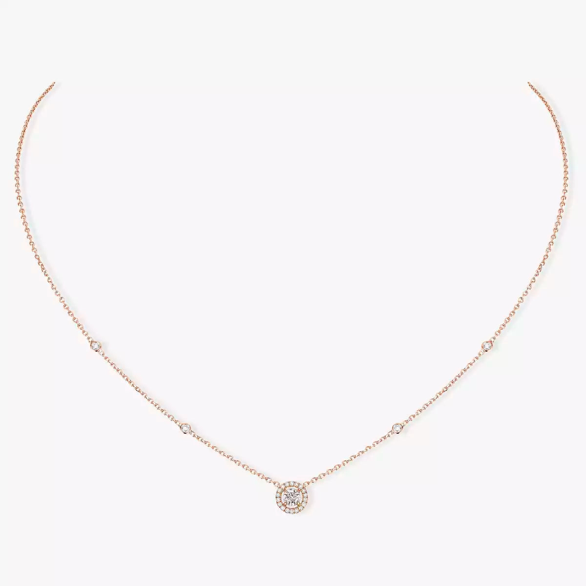 [Regalia  Jewels]Diamond Necklace 0,20ct Brilliant Shape Joy