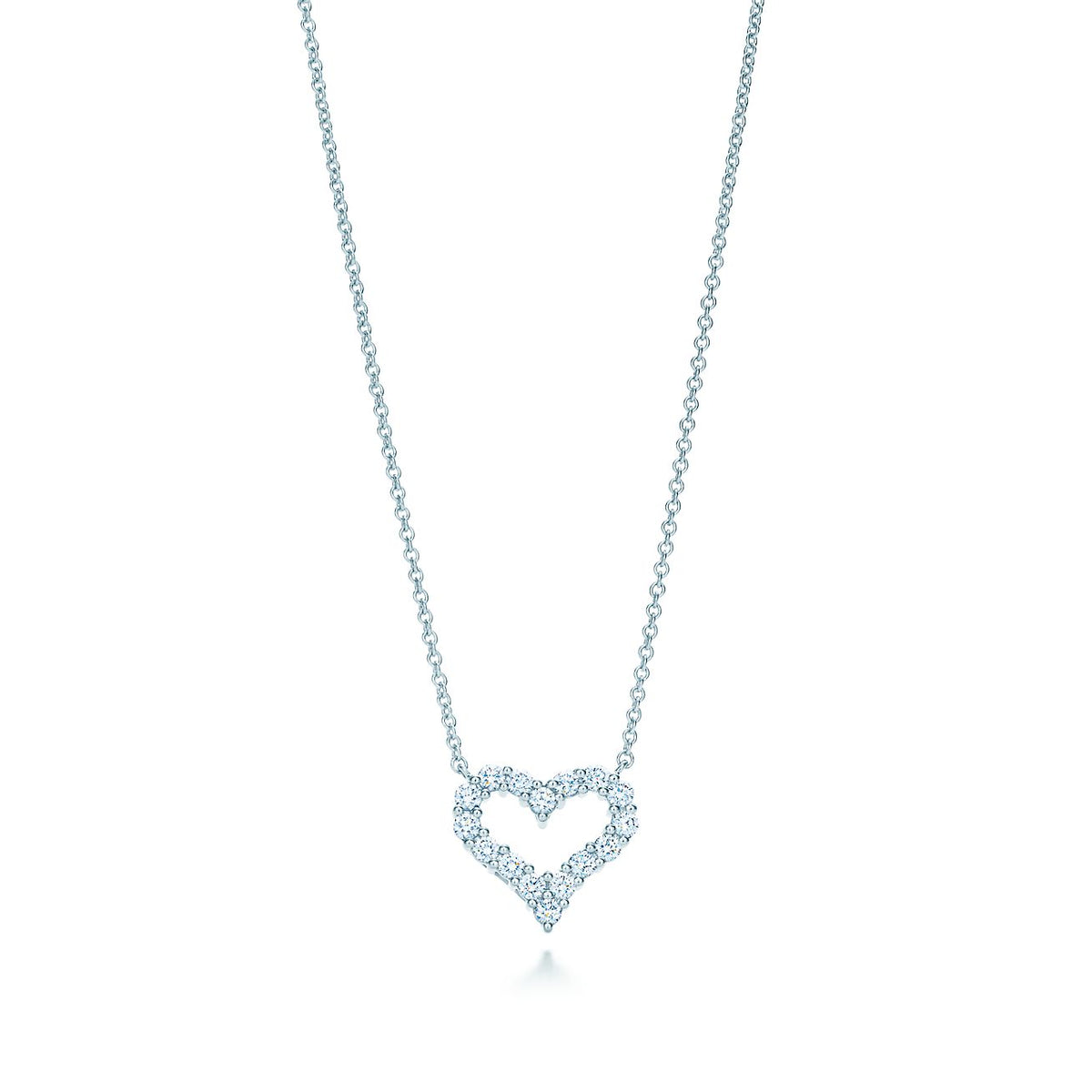 [Regalia Jewels]HEART-SHAPED DIAMOND NECKLACE