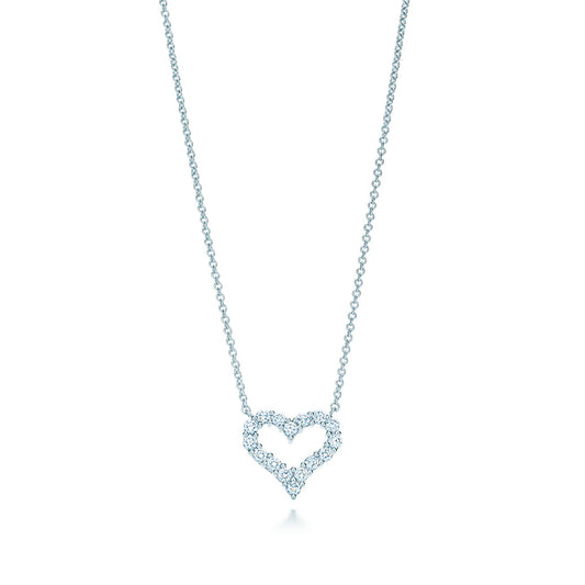 [Regalia Jewels]HEART-SHAPED DIAMOND NECKLACE