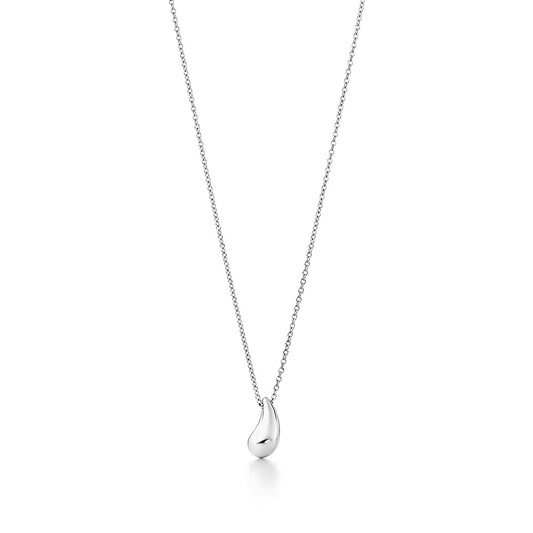 [Regalia Jewels]ELSA PERETTI TEARDROP PENDANT STERLING SILVER NECKLACE