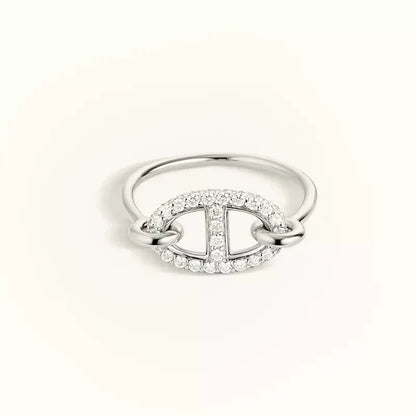[Regalia Jewelry]RONDE SMALL SILVER DIAMOND RING