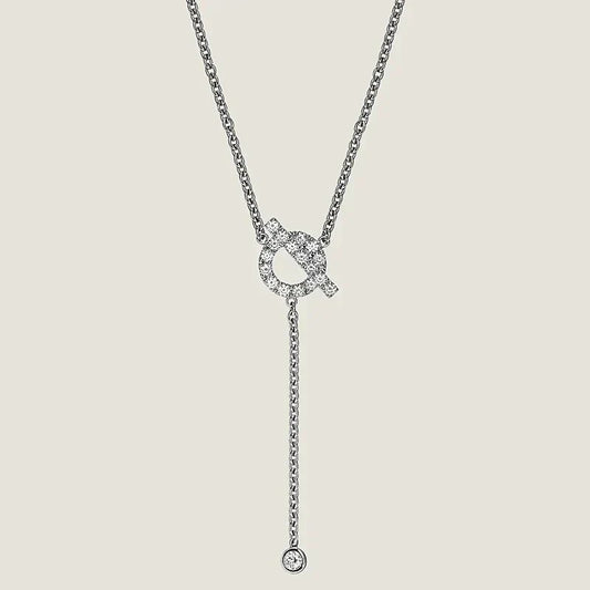 [Regalia Jewelry]FINESSE SILVER DIAMOND NECKLACE