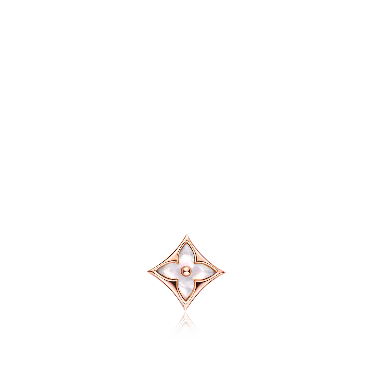 [Lumi Jewelry]STAR MOP PINK GOLD EARRINGS