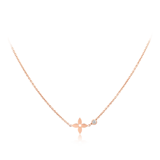 [Regalia Jewelry]BLOSSOM PENDANT PINK GOLD AND DIAMOND