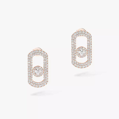 [Regalia  Jewels]So Move Pave_-Set Diamond Earrings in Silver