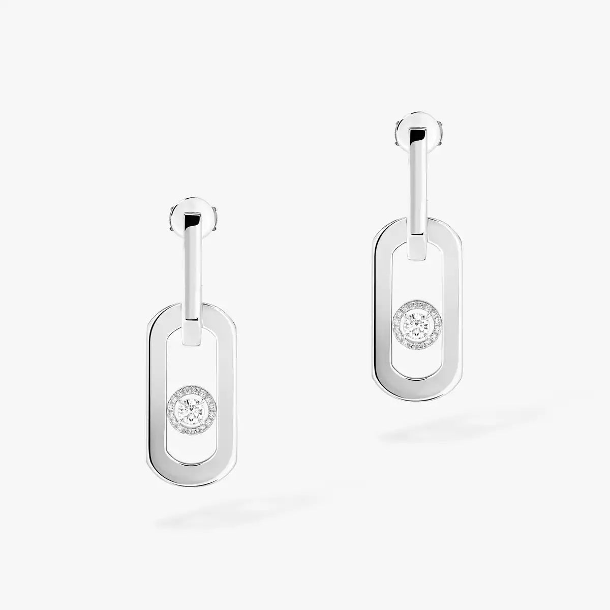 [Regalia  Jewels] So Move XL Diamond Hoop Earring