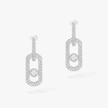 [Regalia  Jewels]So Move XL Pave_-Set Diamond Pendant Earrings