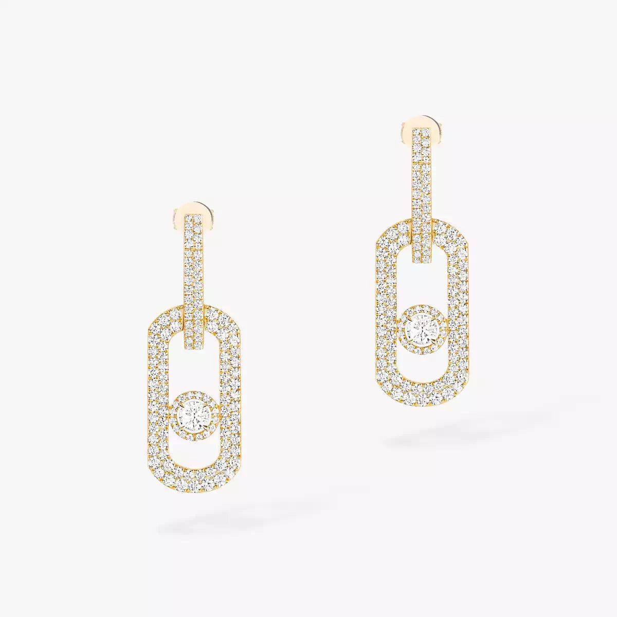 [Regalia  Jewels]So Move XL Pave_-Set Diamond Pendant Earrings