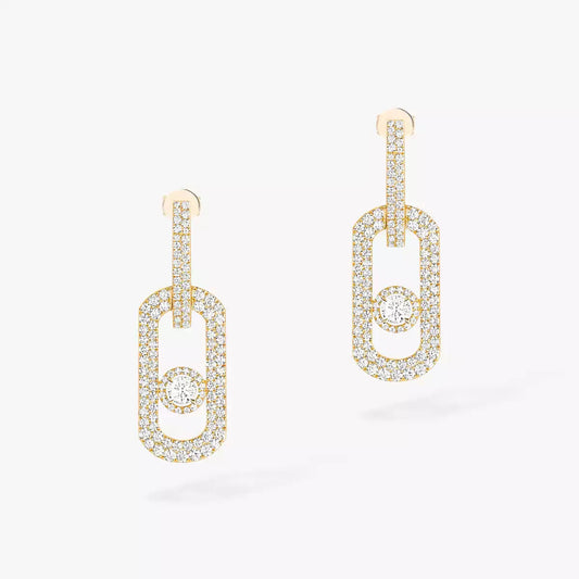 [Regalia  Jewels]So Move XL Pave_-Set Diamond Pendant Earrings