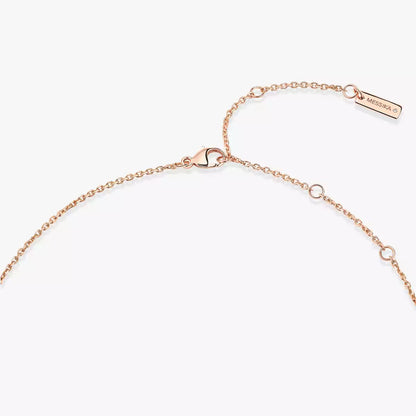 [Regalia  Jewels]Lucky Eye Diamond Necklace in Rose Gold and Turquoise