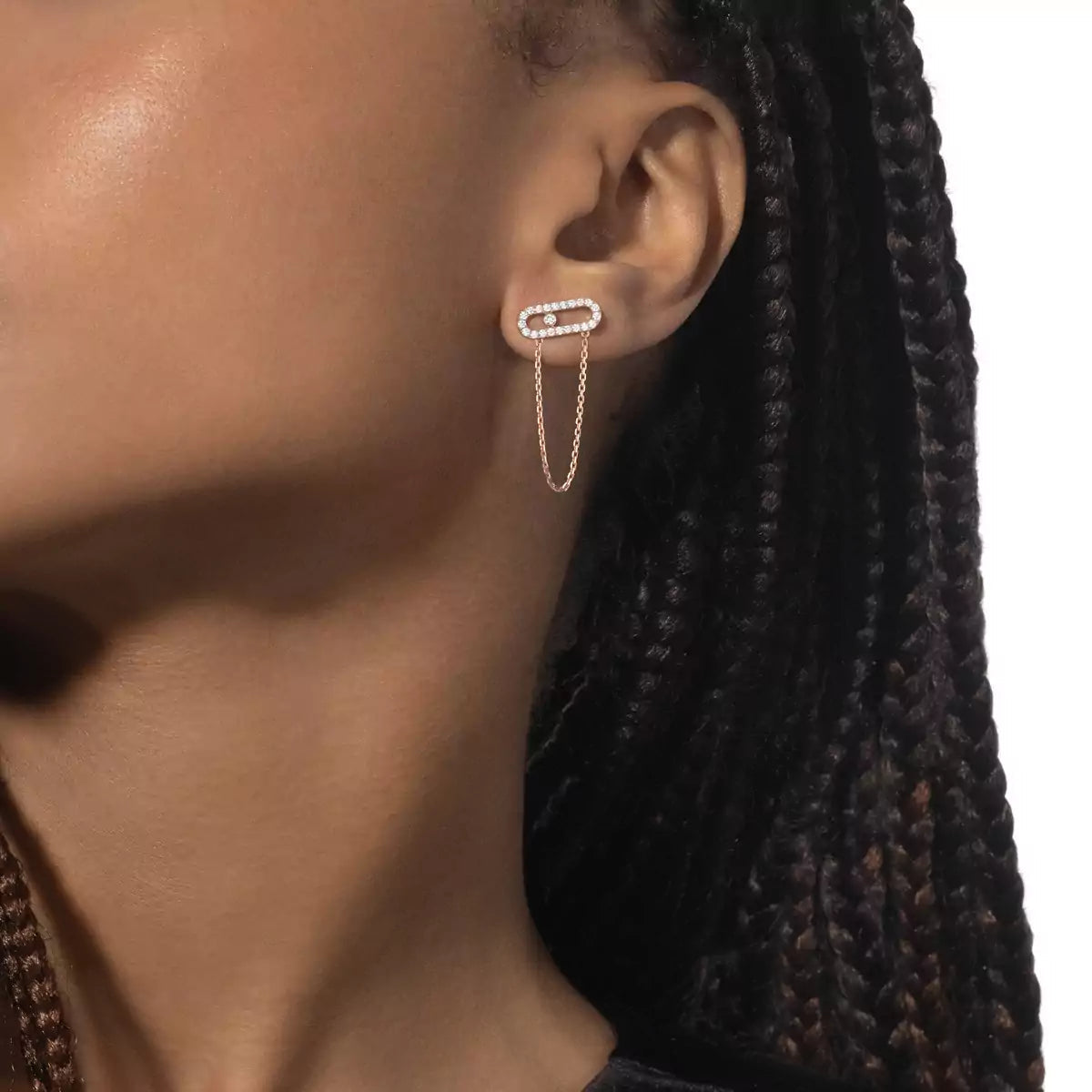 [Regalia  Jewels]Move Uno Diamond Earrings