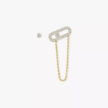 [Regalia  Jewels]Move Uno Diamond Earrings
