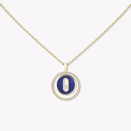 [Regalia  Jewels]Lucky Move Diamond Necklace in Rose Gold and White Mother-of-Pearl