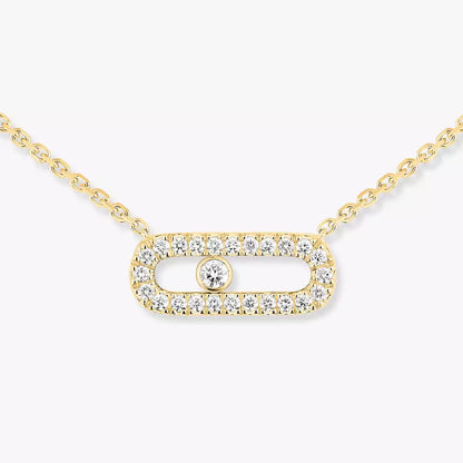 [Regalia  Jewels]Diamond Necklace Move Uno