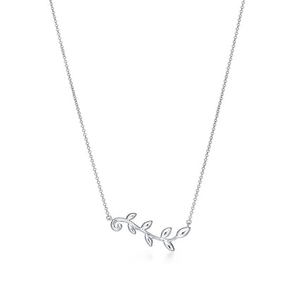 [Regalia Jewels]PALOMA PICASSO STERLING SILVER OLIVE BRANCH NECKLACE