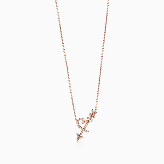 [Regalia Jewels]COLGANTE HEART & ARROW NECKLACE