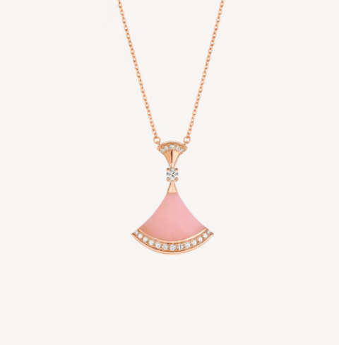 [Regalia Jewelry]DREAM NECKLACE PINK OPAL