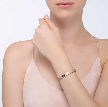 [Regalia Jewelry]LOVE BRACELET 6.1MM 4 DIAMONDS
