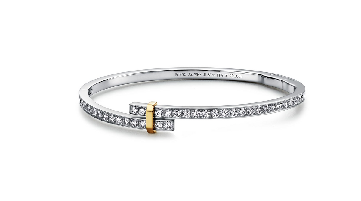 [Regalia Jewels]EDGE DIAMOND GOLD SILVER BRACELET