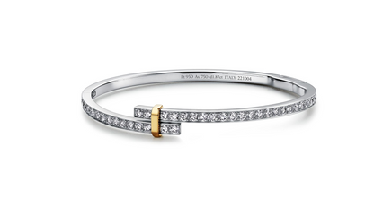 [Regalia Jewels]EDGE DIAMOND GOLD SILVER BRACELET