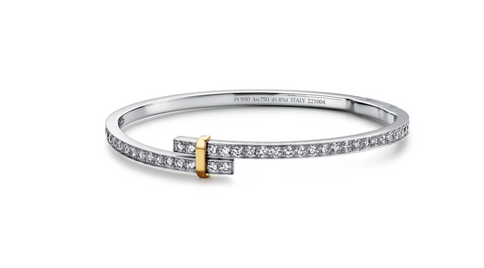 [Regalia Jewels]EDGE DIAMOND GOLD SILVER BRACELET
