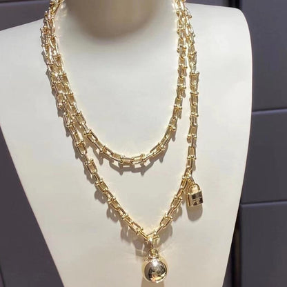 [Regalia Jewels]HARDWEAR WRAP NECKLACE