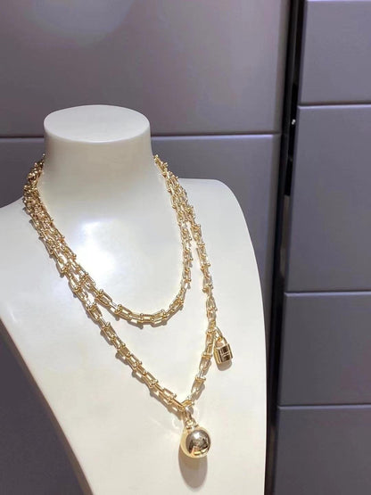 [Regalia Jewels]HARDWEAR WRAP NECKLACE