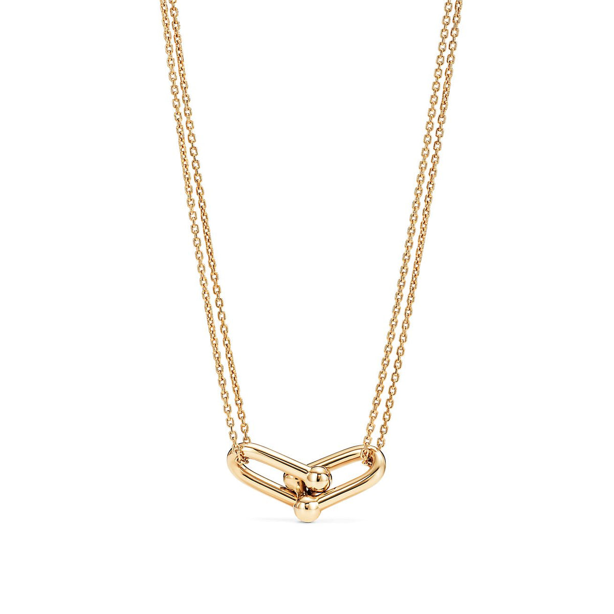 [Regalia Jewels]HARDWEAR GOLD DOUBLE LINK NECKLACE
