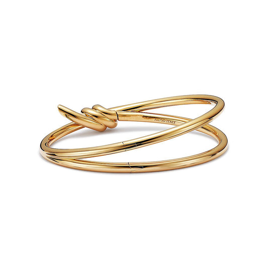 [Regalia Jewels]KNOT DOUBLE ROW GOLD BRACELET
