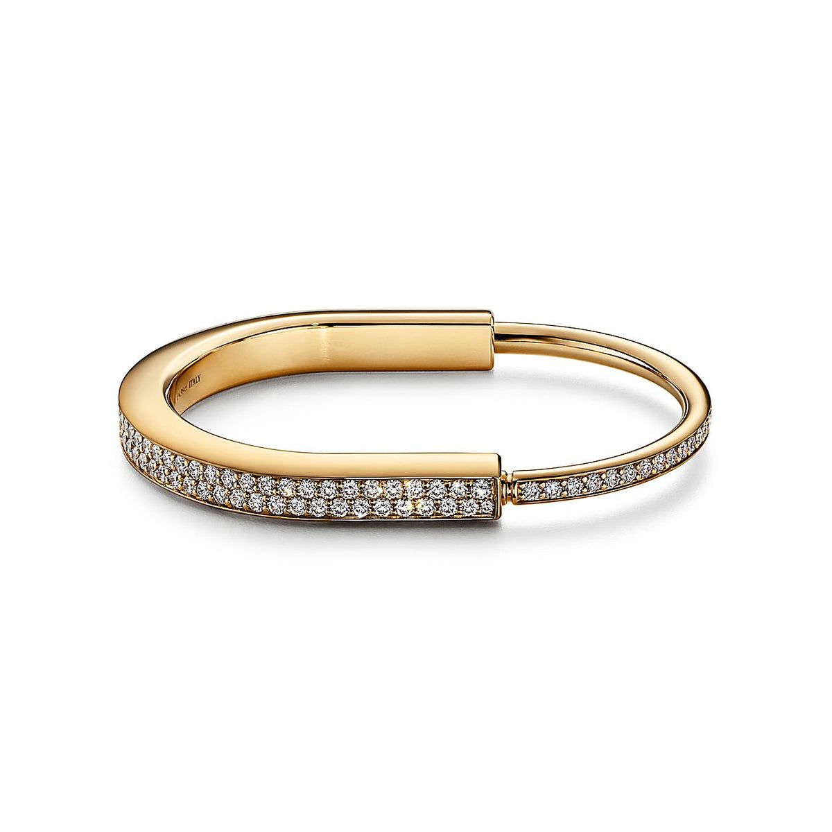 [Regalia Jewels]LOCK BRACELET DIAMOND PAVED