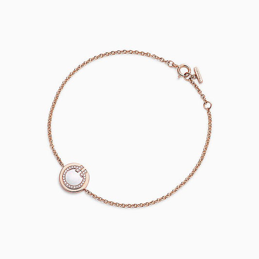 [Regalia Jewels]DIAMOND CIRCLE PINK GOLD BRACELET