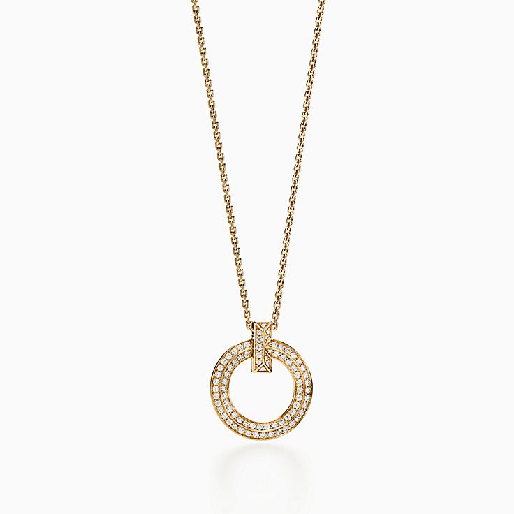 [Regalia Jewels]T WIRE PEDANT DIAMOND NECKLACE