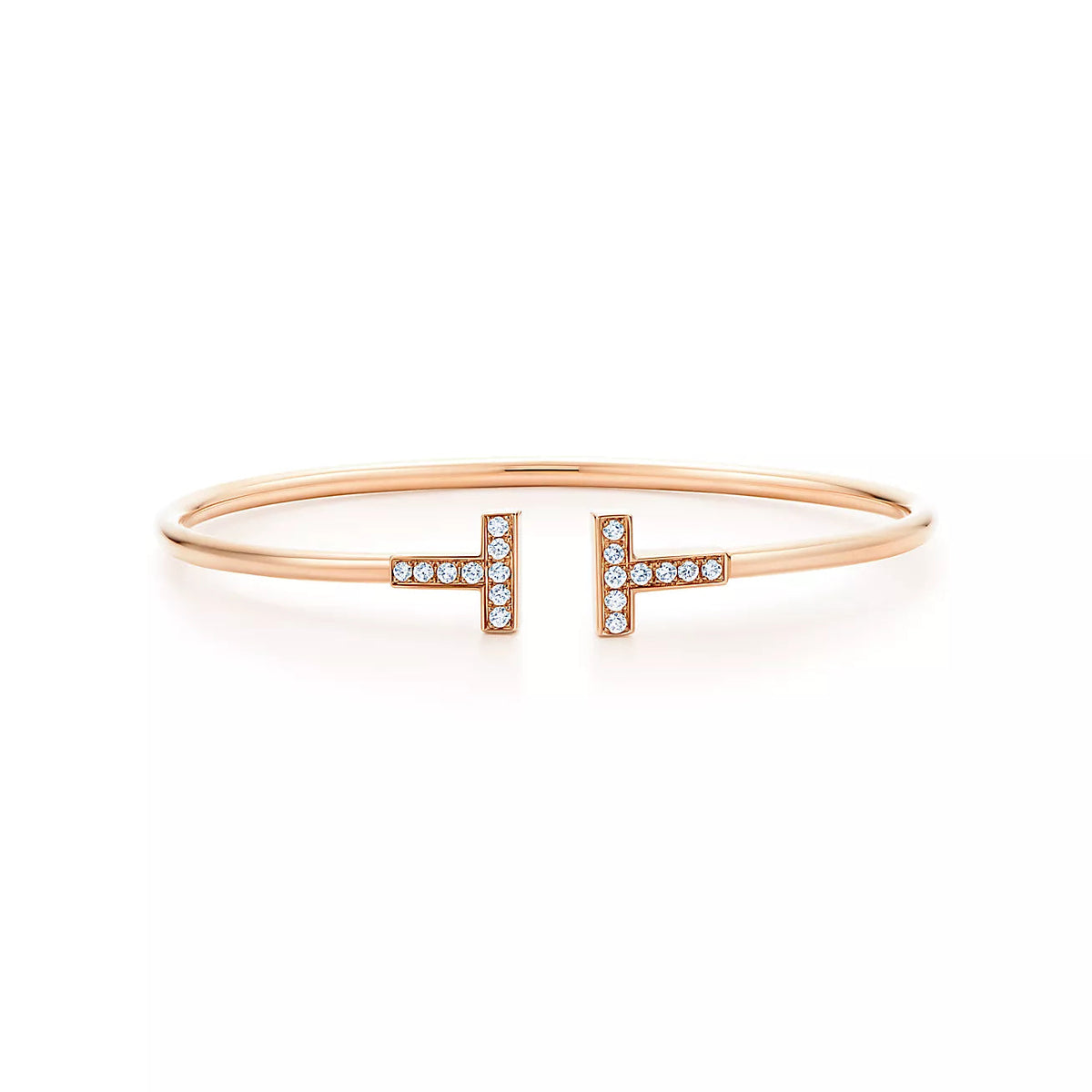 [Regalia Jewels]T BRACELET PINK GOLD 1.8MM DIAMOND