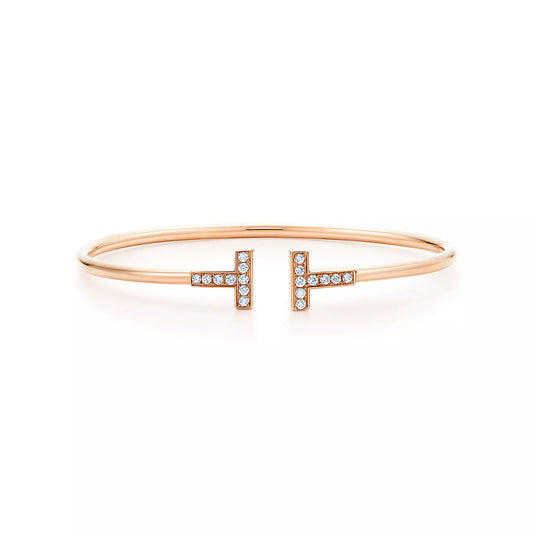 [Regalia Jewels]T BRACELET PINK GOLD 1.8MM DIAMOND