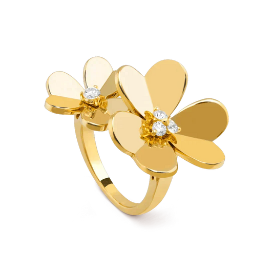 [Regalia Jewelry]CLOVER COMOS GOLD DIAMOND RING