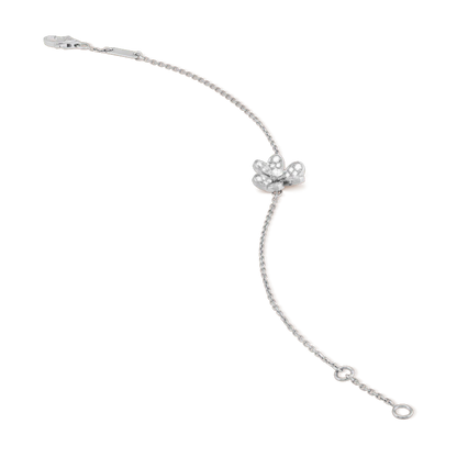 [Regalia Jewelry]FRIVOLE SILVER FLOWER DIAMOND BRACELET