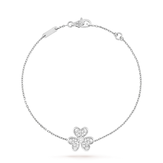 [Regalia Jewelry]FRIVOLE SILVER FLOWER DIAMOND BRACELET