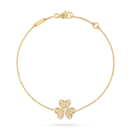 [Regalia Jewelry]FRIVOLE GOLD FLOWER DIAMOND BRACELET