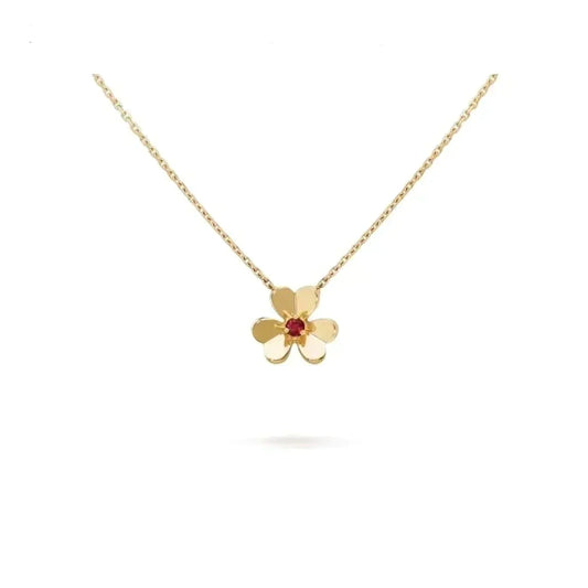 [Regalia Jewelry]FRIVOLE GOLD FLOWER NECKLACE