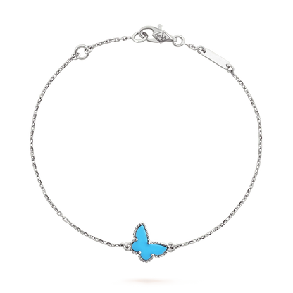 [Regalia Jewelry]BUTTERFLY TURQUOISE BUTTERFLY BRACELET SILVER