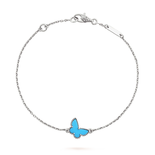 [Regalia Jewelry]BUTTERFLY TURQUOISE BUTTERFLY BRACELET SILVER