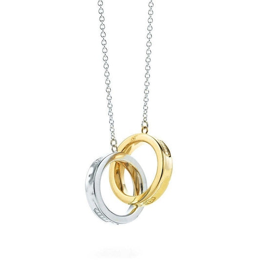 [Regalia Jewels]INTERLOCKING CIRCLES PENDANT SMALL NECKLACE