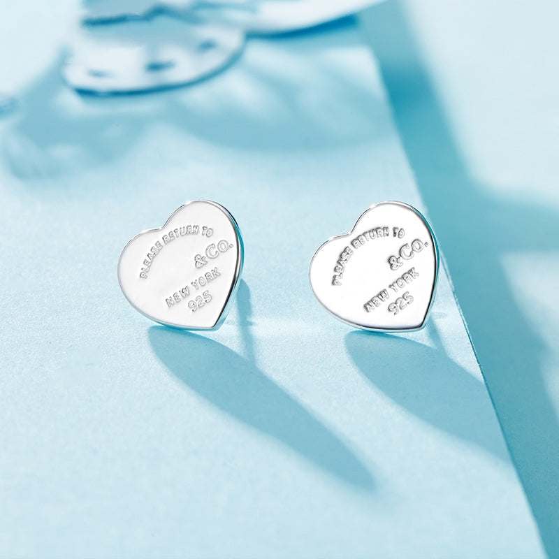 [Regalia Jewels]RETURN TO TIF LOVE SILVER EARRINGS