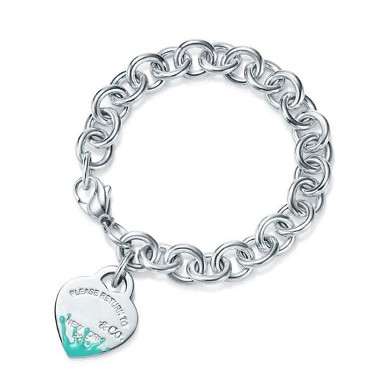 [Regalia Jewels]LOVE HEART RETURN TO TIF SILVER BRACELET