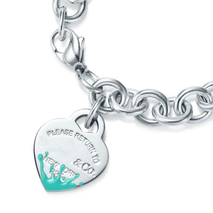 [Regalia Jewels]LOVE HEART RETURN TO TIF SILVER BRACELET