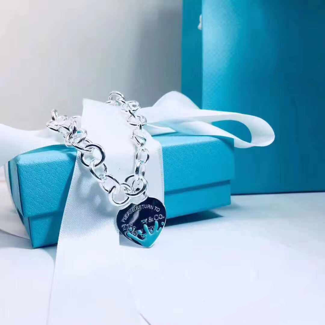 [Regalia Jewels]LOVE HEART RETURN TO TIF SILVER BRACELET
